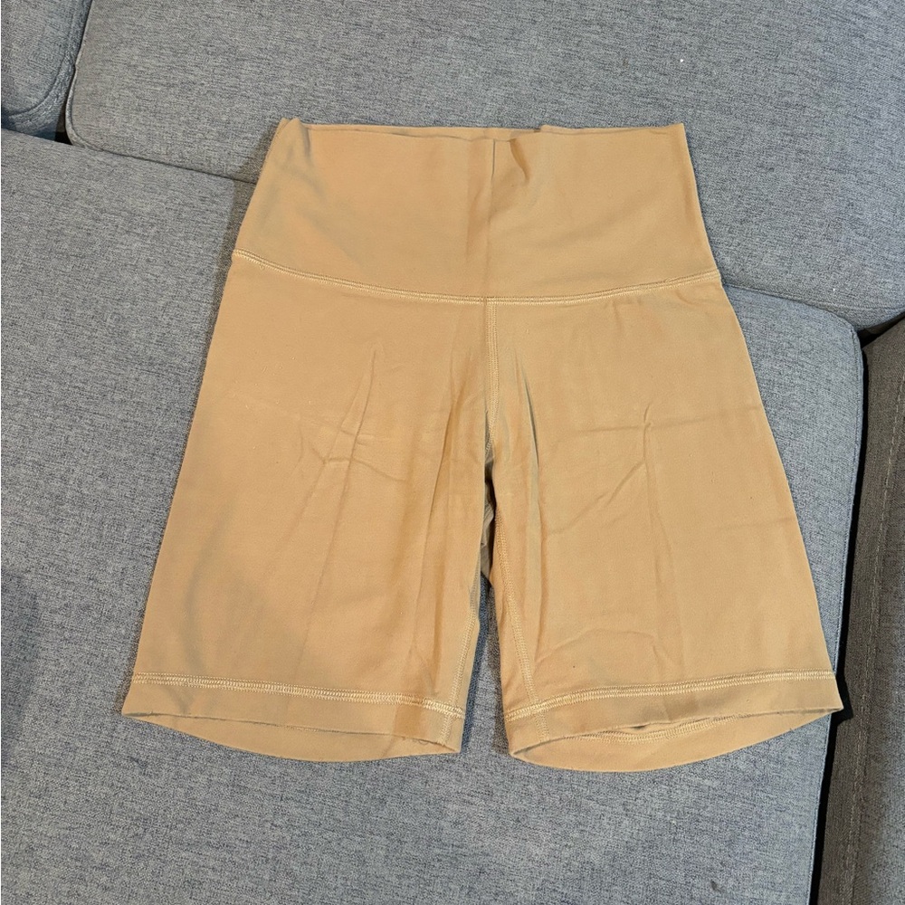 Tan Tna Biker Shorts